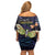 As Long As I Breathe You'll Be Remembered Family Matching Off Shoulder Short Dress and Hawaiian Shirt Dragonflies Memorial - Polynesian Pattern