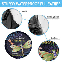 As Long As I Breathe You'll Be Remembered Spare Tire Cover Dragonflies Memorial - Polynesian Pattern LT14 - Polynesian Pride