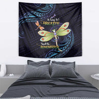 As Long As I Breathe You'll Be Remembered Tapestry Dragonflies Memorial - Polynesian Pattern LT14 - Polynesian Pride