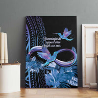 Polynesian Memorial Canvas Wall Art Hummingbirds Appear When Angels Are Near LT14 - Polynesian Pride