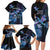 Polynesian Memorial Family Matching Long Sleeve Bodycon Dress and Hawaiian Shirt Hummingbirds Appear When Angels Are Near LT14