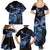 Polynesian Memorial Family Matching Summer Maxi Dress and Hawaiian Shirt Hummingbirds Appear When Angels Are Near LT14