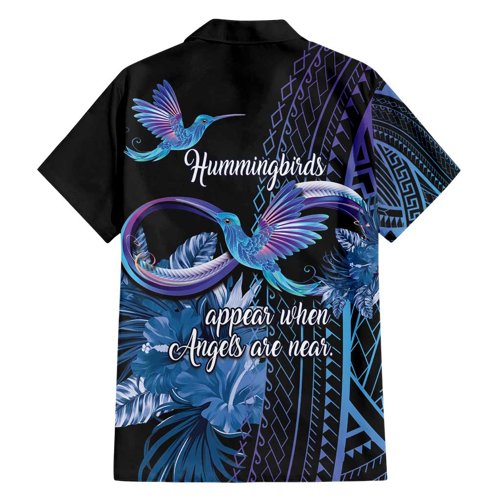 Polynesian Memorial Hawaiian Shirt Hummingbirds Appear When Angels Are Near LT14 - Polynesian Pride