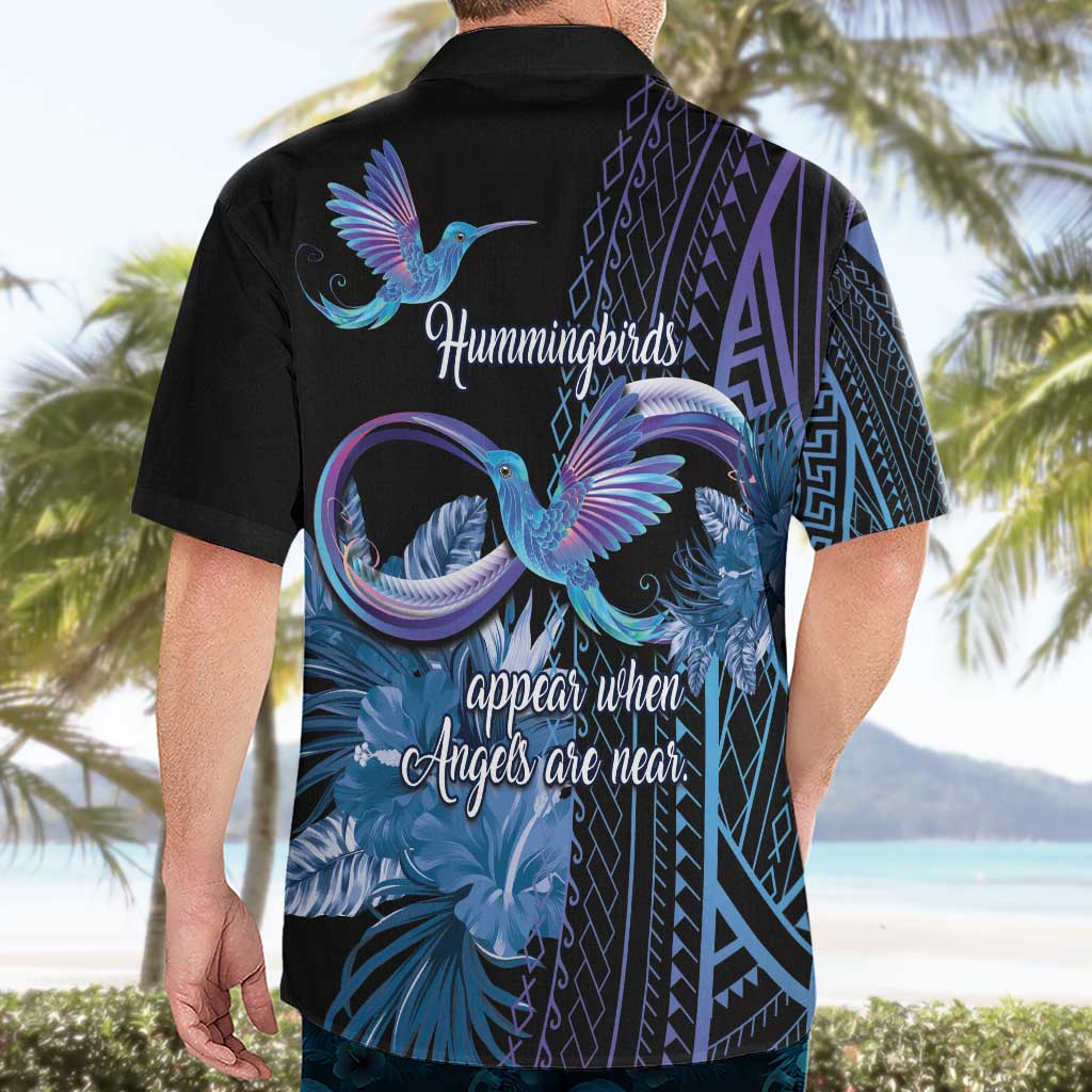 Polynesian Memorial Hawaiian Shirt Hummingbirds Appear When Angels Are Near LT14 - Polynesian Pride