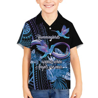 Polynesian Memorial Hawaiian Shirt Hummingbirds Appear When Angels Are Near LT14 - Polynesian Pride