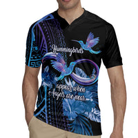 Polynesian Memorial Rugby Jersey Hummingbirds Appear When Angels Are Near LT14 - Polynesian Pride