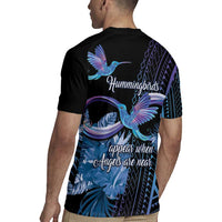 Polynesian Memorial Rugby Jersey Hummingbirds Appear When Angels Are Near LT14 - Polynesian Pride