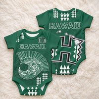 Hawaii Football Baby Onesie Kakau Rainbow Warriors Helmet LT14 - Polynesian Pride