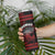 Hawaii Skinny Tumbler Kakau Warrior Helmet Gradient Red Polynesian