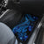 Blue Polynesia Shark Tattoo Car Mats With Polynesian Plumeria LT14 - Polynesian Pride