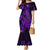 Purple Polynesia Shark Tattoo Mermaid Dress With Polynesian Plumeria LT14 Women Purple - Polynesian Pride