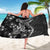 Black Polynesia Sarong Shark Tattoo With Polynesian Plumeria LT14 - Polynesian Pride