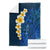 Blue Polynesia Blanket Plumeria Tropical Leaves With Galaxy Polynesian Art LT14 - Polynesian Pride