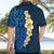 Blue Polynesia Hawaiian Shirt Plumeria Tropical Leaves With Galaxy Polynesian Art LT14 - Polynesian Pride