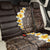 Brown Polynesia Back Car Seat Cover Plumeria Tropical Leaves With Galaxy Polynesian Art LT14 - Polynesian Pride