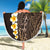 Brown Polynesia Beach Blanket Plumeria Tropical Leaves With Galaxy Polynesian Art LT14 - Polynesian Pride