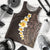 Brown Polynesia Men Tank Top Plumeria Tropical Leaves With Galaxy Polynesian Art LT14 - Polynesian Pride