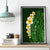 Green Polynesia Canvas Wall Art Plumeria Tropical Leaves With Galaxy Polynesian Art LT14 - Polynesian Pride