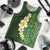 Green Polynesia Men Tank Top Plumeria Tropical Leaves With Galaxy Polynesian Art LT14 - Polynesian Pride