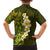 Lime Green Tropical Plumeria With Galaxy Polynesian Art Hawaiian Shirt LT14 - Polynesian Pride