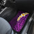 Purple Tropical Plumeria With Galaxy Polynesian Art Car Mats LT14 - Polynesian Pride