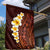 Red Tropical Plumeria With Galaxy Polynesian Art Garden Flag LT14 - Polynesian Pride