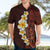 Red Tropical Plumeria With Galaxy Polynesian Art Hawaiian Shirt LT14 - Polynesian Pride