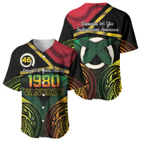 Vanuatu 1980 Baseball Jersey Hapi 46 Yia Indipendens Anivesari LT14 - Polynesian Pride