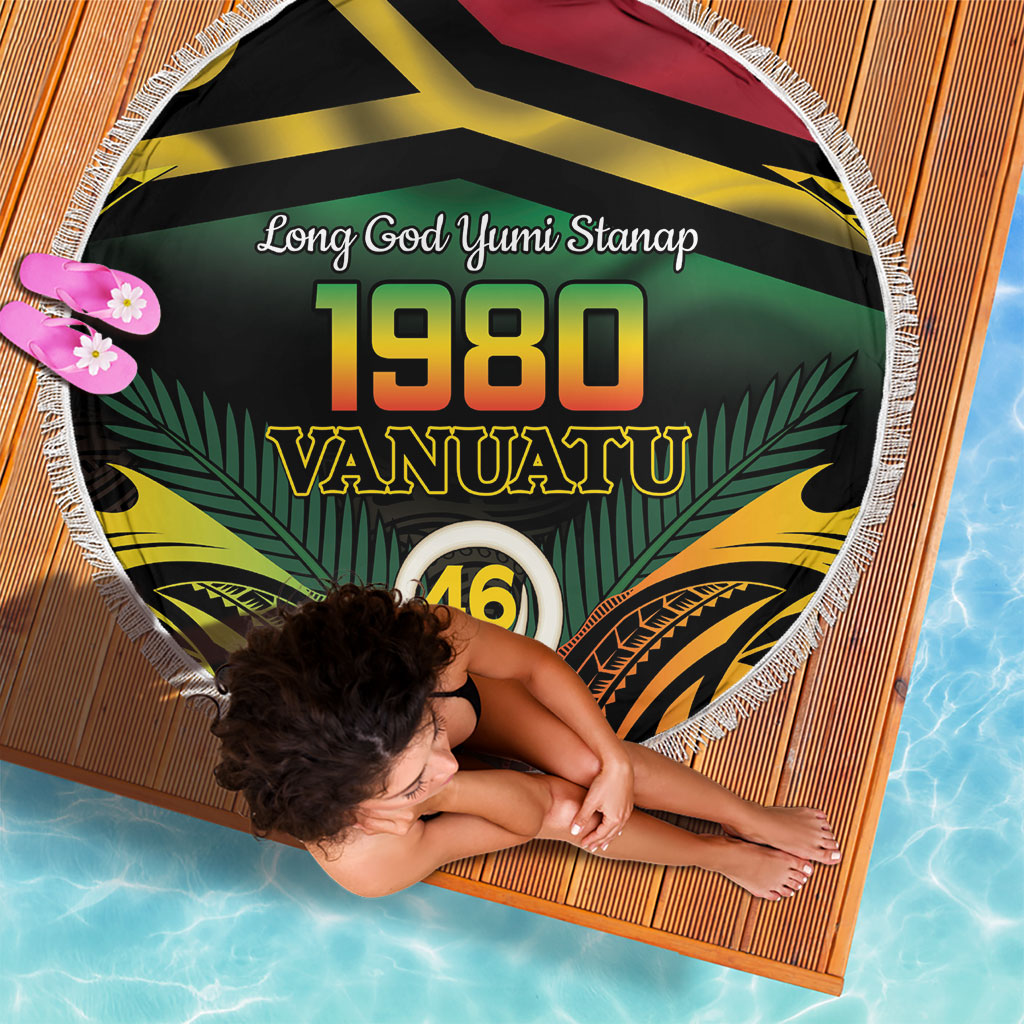 Vanuatu 1980 Beach Blanket Hapi 46 Yia Indipendens Anivesari LT14 - Polynesian Pride
