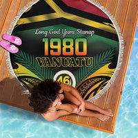 Vanuatu 1980 Beach Blanket Hapi 46 Yia Indipendens Anivesari LT14 - Polynesian Pride