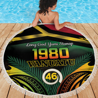 Vanuatu 1980 Beach Blanket Hapi 46 Yia Indipendens Anivesari LT14 - Polynesian Pride