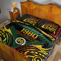 Vanuatu 1980 Quilt Bed Set Hapi 46 Yia Indipendens Anivesari LT14 - Polynesian Pride