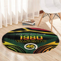 Vanuatu 1980 Round Carpet Hapi 46 Yia Indipendens Anivesari LT14 - Polynesian Pride