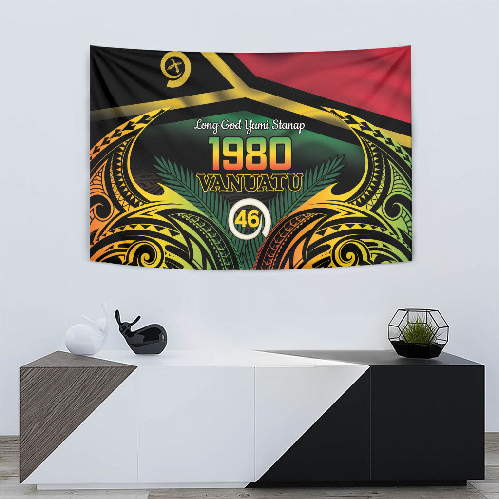 Vanuatu 1980 Tapestry Hapi 46 Yia Indipendens Anivesari LT14 - Polynesian Pride