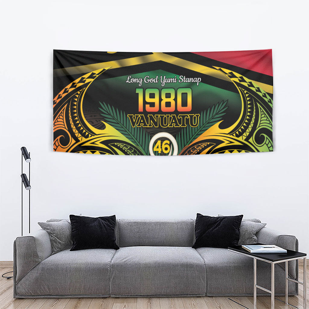 Vanuatu 1980 Tapestry Hapi 46 Yia Indipendens Anivesari LT14 - Polynesian Pride