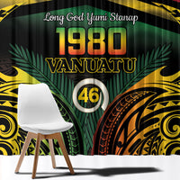 Vanuatu 1980 Window Curtain Hapi 46 Yia Indipendens Anivesari LT14 - Polynesian Pride