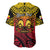 Personalised Marquesas Islands Baseball Jersey Tiki Polynesian Marquesan Pattern LT14 - Polynesian Pride