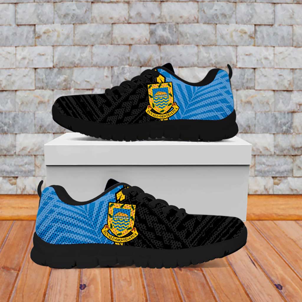 Personalised Tuvalu Independence Day Sneakers Manuia te tutokotasi o Tuvaluan Map LT14 - Polynesian Pride