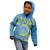 Personalised Palau Independence Day Kid Hoodie Belau Coat Of Arms Polynesian Curve Style