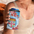 Personalised Fiji Day 4 in 1 Can Cooler Tumbler Fijian Tapa Pattern Mix Tagimoucia - Blue Version