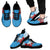 Personalised Fiji Day Sneakers Fijian Tapa Pattern Mix Tagimoucia - Blue Version