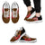 Personalised Fiji Day Sneakers Fijian Tapa Pattern Mix Tagimoucia - Brown Version