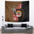 Personalised Fiji Day Tapestry Fijian Tapa Pattern Mix Tagimoucia - Brown Version