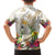 New Zealand Cacatua Galerita Family Matching Long Sleeve Bodycon Dress and Hawaiian Shirt Aotearoa Cockatoo Tropical Flowers