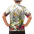 New Zealand Cacatua Galerita Family Matching Mermaid Dress and Hawaiian Shirt Aotearoa Cockatoo Tropical Flowers