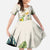 New Zealand Cacatua Galerita Family Matching Summer Maxi Dress and Hawaiian Shirt Aotearoa Cockatoo Tropical Flowers