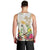 New Zealand Cacatua Galerita Men Tank Top Aotearoa Cockatoo Tropical Flowers