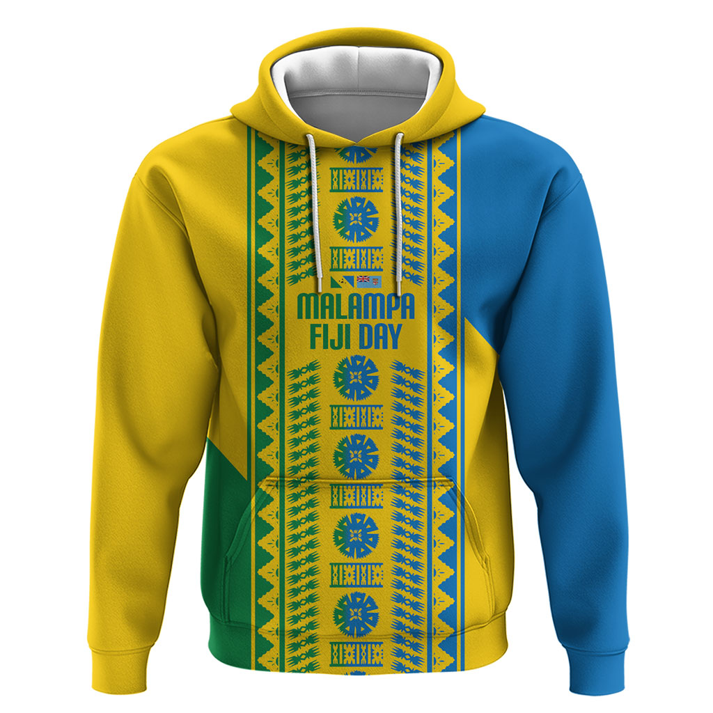 Malampa Fiji Day Hoodie 10 October Together We Grow Tapa Motifs