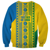Malampa Fiji Day Sweatshirt 10 October Together We Grow Tapa Motifs LT14 - Polynesian Pride