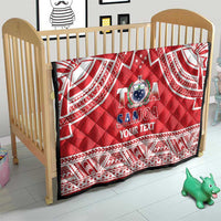 Samoa Rugby Custom Quilt Toa Samoa Pacific Sporty Red LT14 - Polynesian Pride